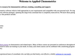 The Chemometrics Toolbox Screenshot 1