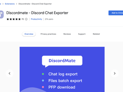 Discordmate for Google Chrome Store