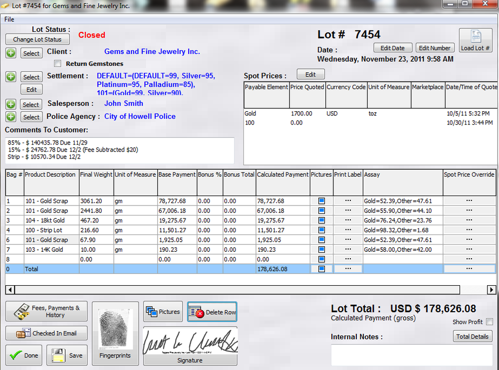 The Gold Tracker Screenshot 1