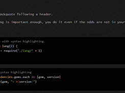 The Hacker theme Screenshot 1