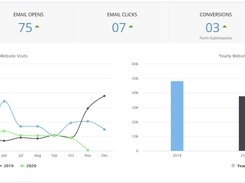 The Audience Dashboard displays everything you need to know about your target audience and website visitors.