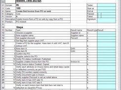 1. Writing test script in Excel