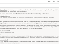 The New York Times API Screenshot 1