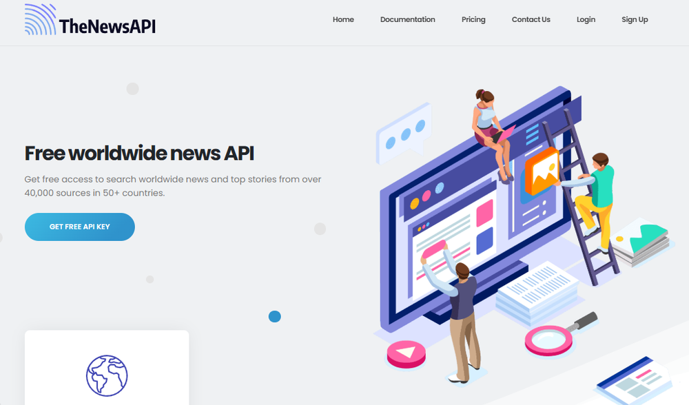 The News API Screenshot 1