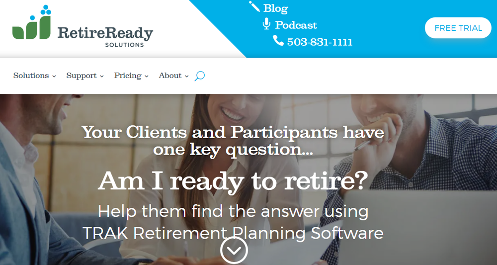 The Retirement Analysis Kit (TRAK) Screenshot 1