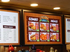 Menu board