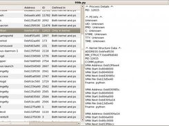 Hidden python process by the adore rootkit