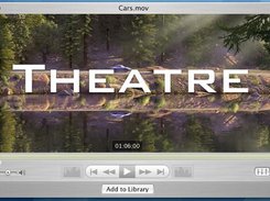 Video window when you are opening a video.