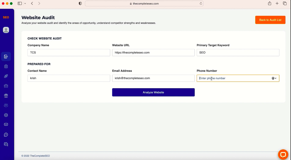TheCompleteSEO Screenshot 1