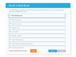 Build a Deal Book