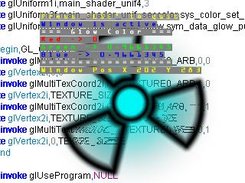 The Radiation Symbol with debugging enabled