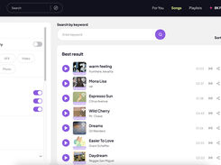 Find exactly what you’re looking for with advanced song filters