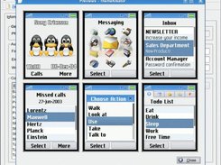 The previews overview dialog