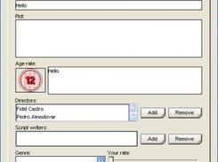 GUI of the information of a movie (using a skin)