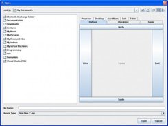 Dialog that allows to choose the skin to use.