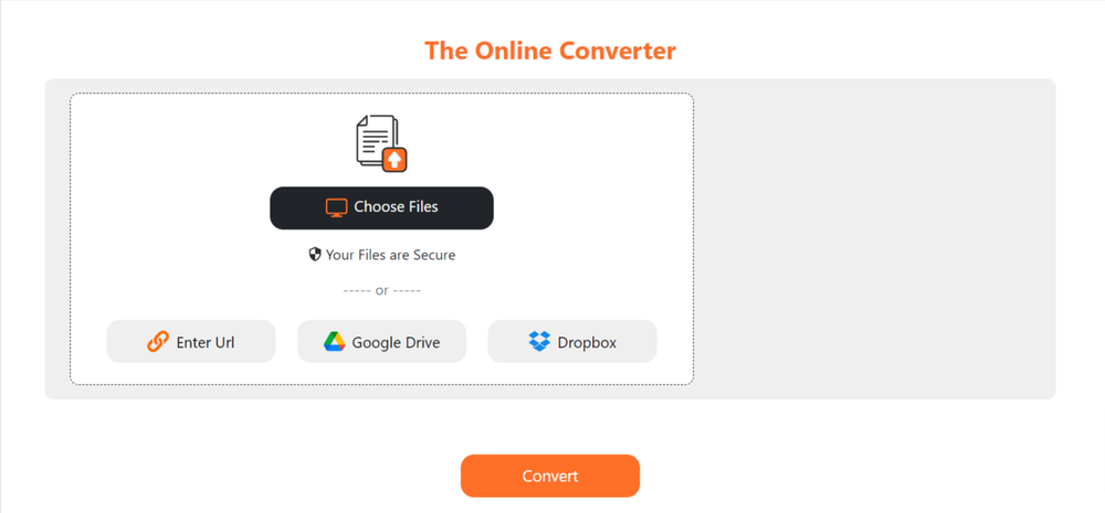 TheOnlineConverter.com Screenshot 1