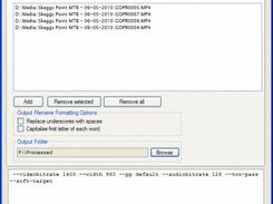 1. Drag and Drop files to queue them up for procesing