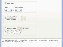 3. Choose additional video encoding settings
