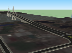 Chittagong Shah Amanat bridge in sketchup