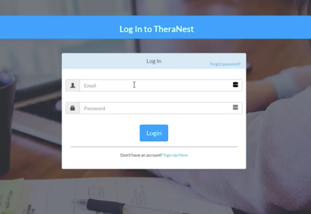 TheraNest-Login