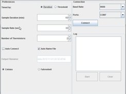 Arduino Thermistor Data Collector Screenshot 1
