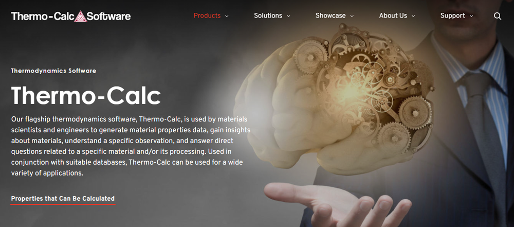 Thermo-Calc Screenshot 1
