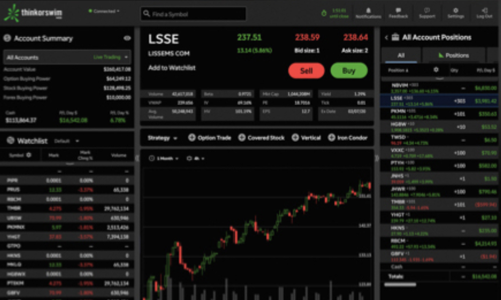 thinkorswim Screenshot 1