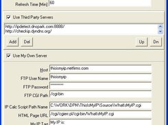 Configuration of IP information retrieval