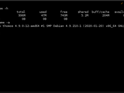 Memory usage right after starting X.