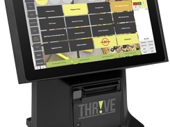 Order Entry screen shown on Adobe Acrobat POS station with Built-in Printer Base