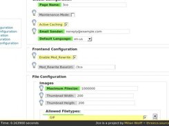 site configuration