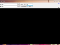 Empty main screen