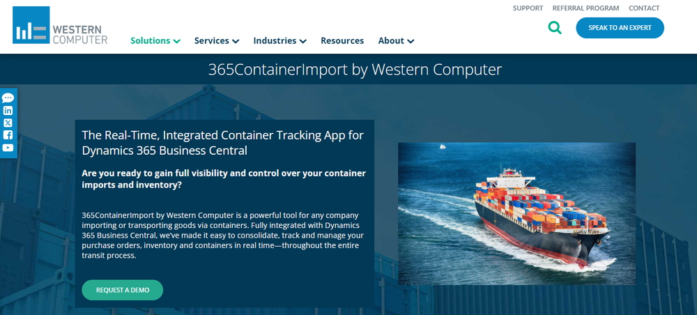 365ContainerImport Screenshot 1