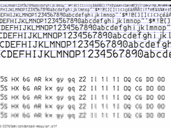 3270font Screenshot 1