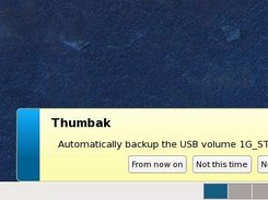 Backup of USB drives can be automated