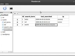 Viewing a MySQL table