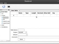 Creating a MySQL table