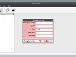 Testing connection before adding server to tree on left side