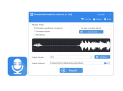 ThunderSoft Audio Recorder Screenshot 1