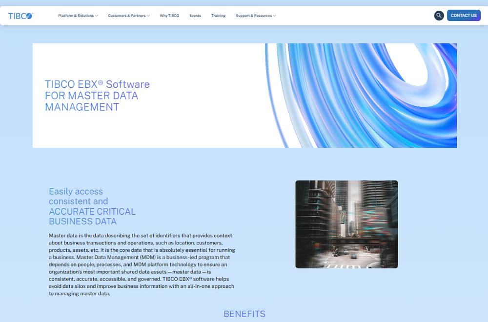TIBCO EBX Screenshot 1