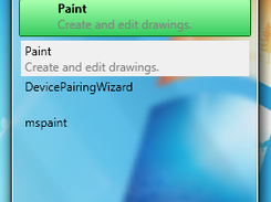Press enter once to select the application, introduce some arguments and press enter again to launch.