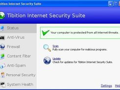 The Status page of the User Interface