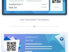 Design custom tickets from scratch or use a readymade template.