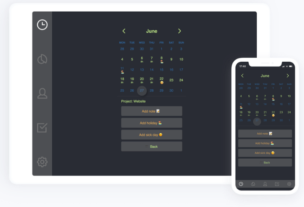 TickWeek Screenshot 1