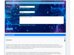 Ticlabs AI Content Hub Screenshot 3