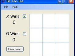 Screenshot of Tic-Tac-Toe.