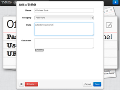 Tap a card property to edit that property