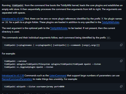 TiddlyWiki Screenshot 1