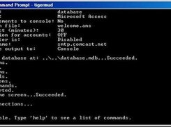 TigerMUD server console (after startup)