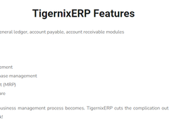 TigernixERP Screenshot 1